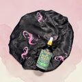 The Root & Crown Set (4oz Hair Oil & Multi Logo Bonnet Design)